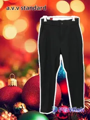 a.v.v standard スラックス ストレッチ ブラック T-511