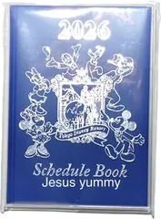 2026年　スケジュール帳　ミッキー　ミニー　仲間たち　手帳　ブルー　東京ディズニーリゾート限定　２０２６　お土産