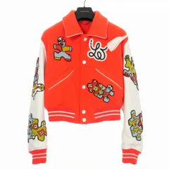 5684【即完売注意・美品】ルイヴィトン☆ビッグ刺繍ロゴ入りスカジャン ブルゾン 5684【即完売注意・美品】ルイヴィトン☆ビッグ刺繍ロゴ入り