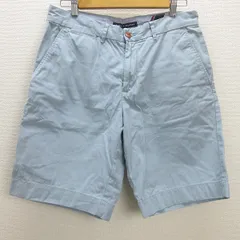 H■トミーヒルフィガー/TOMMYHILFIGER コットンチノショーツ ハーフパンツ【32】鼠色/MENS■34【中古】