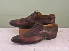 スペイン製 MAGNANNI メンズシューズ 茶 ブラウン 43 26.5cm X851