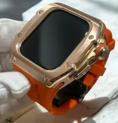 アップルウォッチカバーケースApple Watchラバーバンドベルト 　メタル　ステンレス　R　23