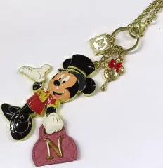 【中古】置物・装飾品 ミニー(バッグパーツ：ピンク・N/チャーム：ミニーミラー・ミラコスタロゴ) ラゲッジオーナメント 「ディズニー」 東京ディズニーシー・ホテルミラコスタ宿泊者限定