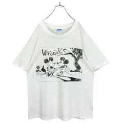 80s Disney vintage S/S Mickey & Minnie Illustration T-shirt