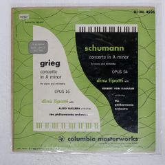米 US盤 ディヌリパッティ/グリーグ, シューマン/ピアノ協奏曲/COLUMBIA ML4525 LP