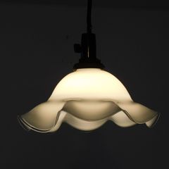 美品・アンティーク調・大正ロマン】KOIZUMI ペンダントライト 乳白