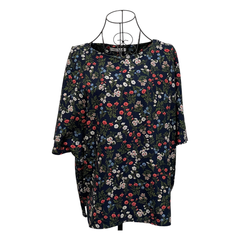 Sevendays=Sunday(セブンデイズサンデイ)   レディース　  トップス  　シャツ/ブラウス(半袖/袖なし)　FREE SIZE　ブラック系　花柄