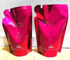 ﾐﾙﾎﾞﾝ ｸﾞﾗﾝﾄﾞﾘﾝｹｰｼﾞ ｳﾞｪﾛｱﾘｭｸｽ ﾍｱｼｬﾝﾌﾟｰ400ml + ﾍｱﾄﾘｰﾄﾒﾝﾄ400g ｾｯﾄ