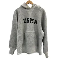 チャンピオン Champion 80's 80年代 トリコタグ REVERSE WEAVE リバースウィーブ USMA 陸軍士官学校 前V 霜降り vintage ヴィンテージ MADE IN USA アメリカ製 パーカ グレー Lサイズ 101MT-3952のサムネイル
