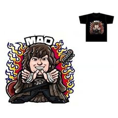 DDDTプリズムシールデザインTシャツ　MAO
