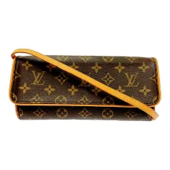 LOUIS VUITTON◇ポシェット・ツインGM_モノグラム_BRW/M51852/PVC