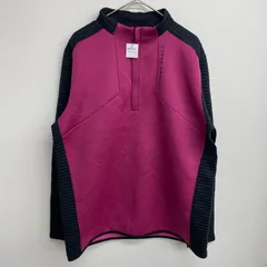 UNDER ARMOUR ハーフジップ トレーニングウェア バイカラー パープル  【メンズXL】