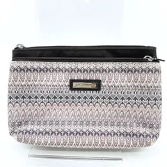 JIM THOMPSON　ジムトンプソン　折り畳みポーチ　小物入れ　エスニック柄　鏡付き　Wファスナー