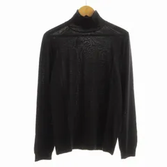 ランバン LANVIN セーター ニット 長袖 タートルネック ウール XS 黒 ブラック /KJ ■SM3のサムネイル