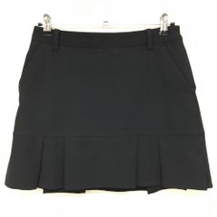 PEARLY GATES - 【美品】PGGパーリーゲイツ スカート ネイビー×白 ボーダー 一部プリーツ レディース 1(M) ゴルフウェア PEARLY GATES 美品】PGGパーリーゲイツ スカート ネイビー×白 ボーダー 一部