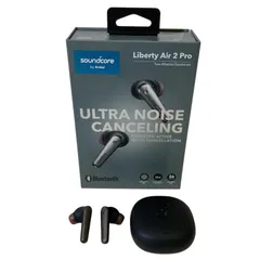 アンカー Anker Soundcore Liberty Air 2 Pro ブラック ワイヤレスイヤホン Bluetooth対応 超ノイズキャンセリング 外部音取り込み ワイヤレス充電  ①