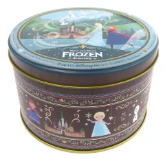 【中古】小物入れ・マルチケース・缶ケース アナ＆エルサ＆オラフ クッキー(缶のみ) 「アナと雪の女王 アナとエルサのフローズンジャーニー」 東京ディズニーシー限定 ファンタジースプリングスグッズ