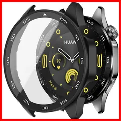 【特価商品】ファーウェイ WATCH GT 4 46mm カバー ケース PC素材 防塵軽量（ブラック）