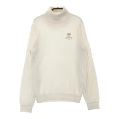 サイズ：L CALLAWAY キャロウェイ  タートルネック 長袖ニットセーター  ホワイト系 [240101368989] ゴルフウェア レディース ストスト