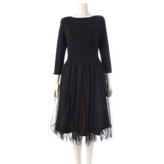 デイジーリン 23年 Perfect Dress パーフェクドレス ドッキング チュールスカート ワンピース 06898 ブラック 40【中古】