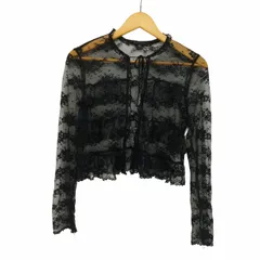 アナスイ ANNA SUI 花柄 シアー レース ティアード カーディガン Y2K グランジ レディース import：S のサムネイル