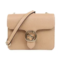 2023年最新】GUCCI グッチ インターロッキングG レザー チェーン 