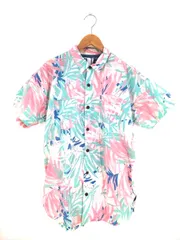 バートン BURTON design unlikely futures くるみボタン 総柄シャツ メンズ  Lのサムネイル
