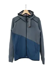 オークリー◆メンズ パーカー ジャージ ジャケット ENHANCE フルジップパーカー グレー/ネイビー