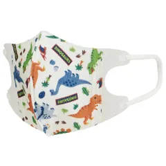 ☆ ディノサウルス ☆ キャラクター ベビー 子供用 立体マスク S （2－3才） 7枚入り  ベビー 立体 マスク 7枚 キャラクター 不織布マスク 立体マスク 子供 こども 子ども 子供用マスク キッズ 2歳 3歳 かわいい 可愛い カワイイ