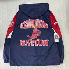 USA限定 Mitchell&Ness MLB セントルイス カージナルス Team Origins ウィンドブレーカー