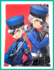 P5 ペルソナ5 セガ ラッキーくじ Light『ペルソナ５』クリアファイル コレクション【 双子 (Justine & Caroline)  】１枚  新品未使用 ★サイズA4対応(約220mm×310mm)