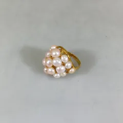 ● K18 ベビーパールリング 13号