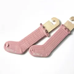 ☆ ピンク ☆ 16-18cm ☆ ロージーハイソックス 靴下 キッズ 女の子 ハイソックス 長靴下 66012301 ソックス ロージーハイソックス カジュアル 入園式 卒園式 入学式 卒業式 オシャレ 可愛い おしゃれ かわいい レッグウェア