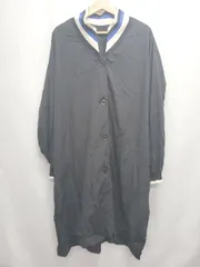 ◇ ⊇ antiqua tree café アンティカ ツリーカフェ ナイロン 長袖 ロングコート コート サイズF ブラック系 レディース E  【1507100016782】