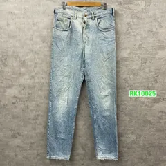 LeeRIDERS USA製 UNION MADE ライトブルー ボタンフライ デニムジーンズパンツ 34x34 実寸W32in 7180145 USA 海外輸入 古着 RK10025