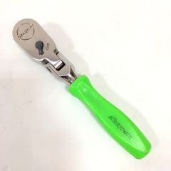 Snap-on スナップオン フレックスラチェット FHKFD80A グリーン 3/8 ラチェット 首振り ショート ハンドツール メンテナンス 工具 △ ＤＷ3255