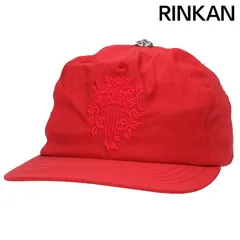 クロムハーツ TRUCKER CAP ダガー刺繍レザーストラップ帽子 メンズ ※12