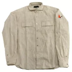 【中古】ポロシャツ・ワークシャツ 伊東歌詞太郎 ITO KASHITARO オリジナルロングスリーブカラーシャツ -KINARI- オートミール Mサイズ 「オフィシャルファンクラブ Home Town」 会員限定 完全受注生産グッズ