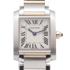 カルティエ Cartier タンク フランセーズ W51007Q4 Cartier Tank  クォーツ 腕時計 レディース アイボリー