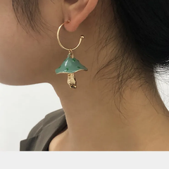 きのこピアス(no.16-166)