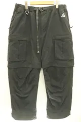 【中古】 NIKE ACG メンズカーゴパンツ XL SMITH SUMMIT CRG PANTS NIKE ACG XL 黒 ブラック ロゴ