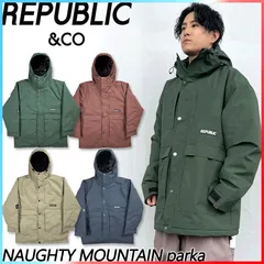 24-25 REPUBLIC & CO/リパブリック NAUGHTY MOUNTAIN parka メンズ レディース 防水ジャケット スノーボードウェア スノーウェアー 2025