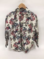 GAP　90’s　総柄シャツ　ヴィンテージ【M128-20250504-12KS】