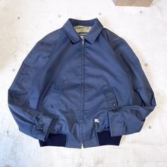 90's Burberrys バーバリー　スイングトップ　ネイビー　ジップジャケット