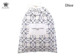 クリスチャンディオール ノベルティ 巾着ポーチ エデン・ロック 2022 ブルー×ホワイト メゾン Dior【Used 開封品】
