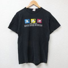 M/古着 フルーツオブザルーム 半袖 ビンテージ Tシャツ メンズ 00s ジャンケン クルーネック 黒 ブラック 25jul07 中古