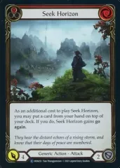 【中古】Flesh and Blood MON251[R]：(Rainbow Foil)Seek Horizon (1)