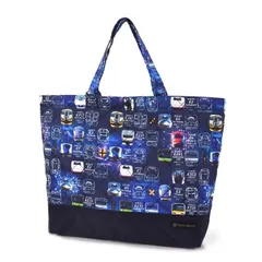 COLORFUL CANDY STYLE 新品  マチ付きキルティングレッスンバッグ ループ付き 撥水タイプ 電車の顔コレクション ※JR東日本商品化許諾済 子供用 トートバッグ 手提げバッグ お稽古バッグ 通学 入園グッズ 子供 ピアノ レッスンバック