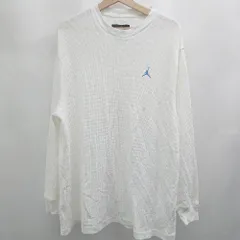 ◇ Θ エア・ジョーダン シンプル系 長袖 長袖ロングTシャツ サイズL ホワイト系 レディース E  【1507250003809】