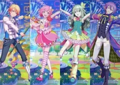 【中古】クリアファイル 全4種セット 「プロジェクトセカイ カラフルステージ! feat.初音ミク A4横見開きロングクリアファイルコレクションE ワンダーランズ×ショウタイム」